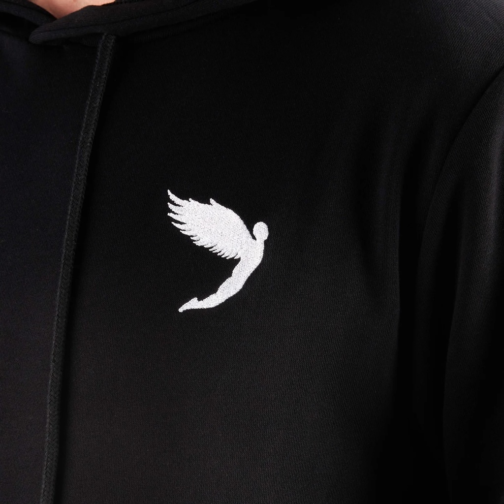 Fly Hoodie Small Logo, Schwarz 3