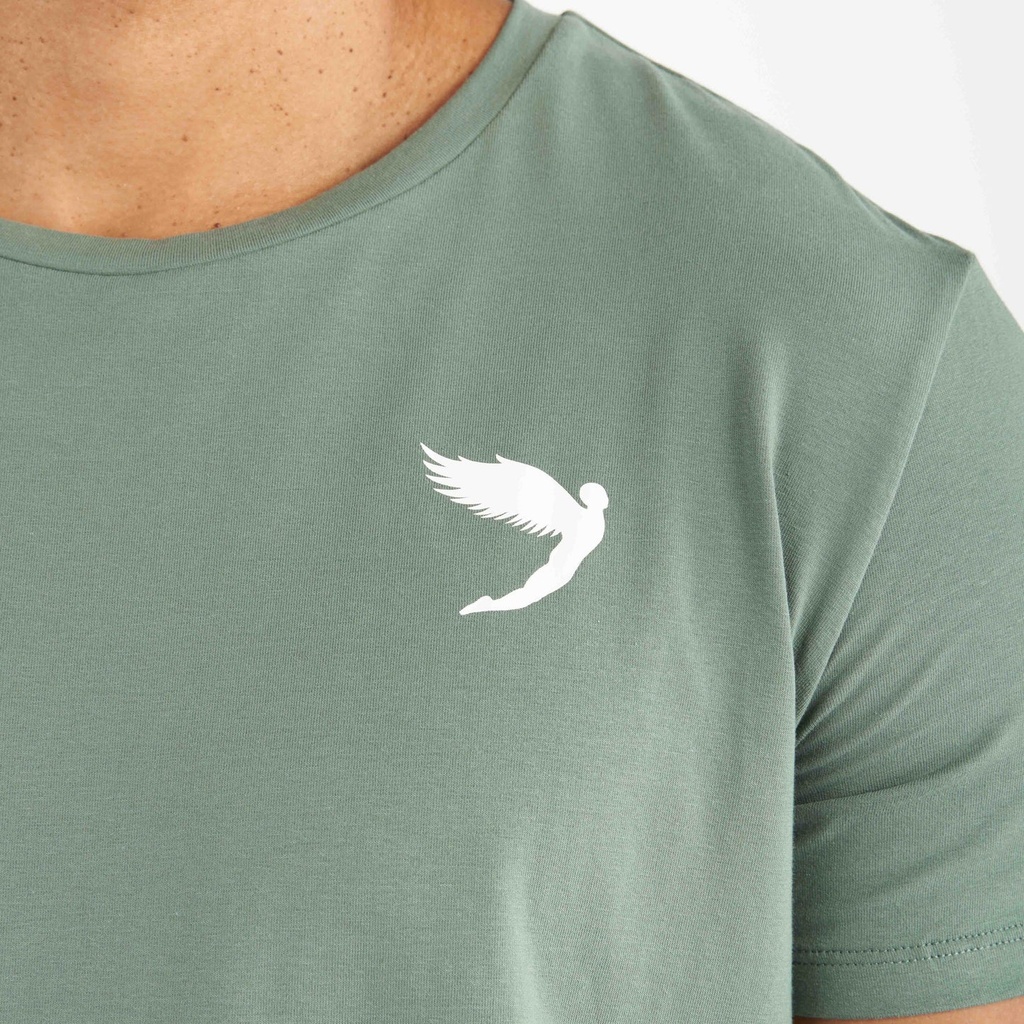 Fly T-Shirt Small Logo, Grün 3