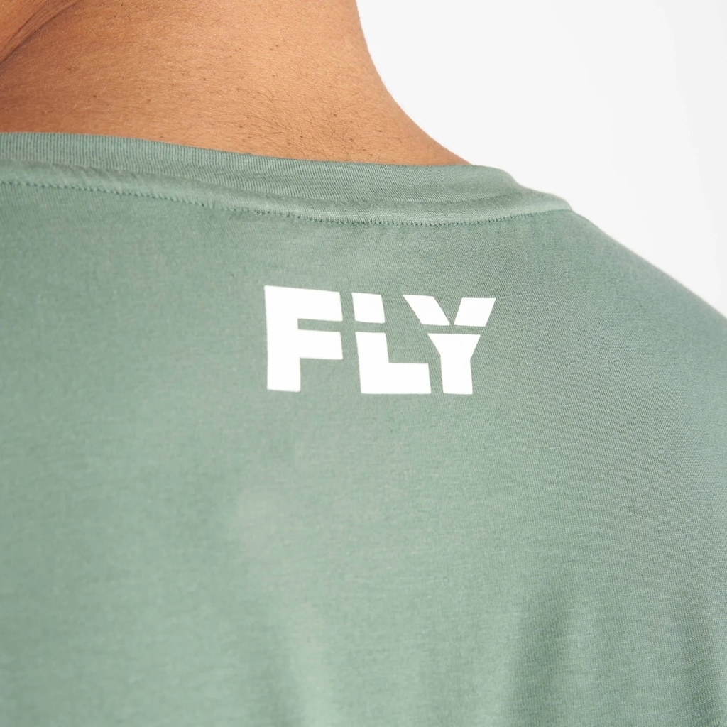 Fly T-Shirt Small Logo, Grün 4