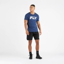 Fly T-Shirt Big Logo, Blau 5