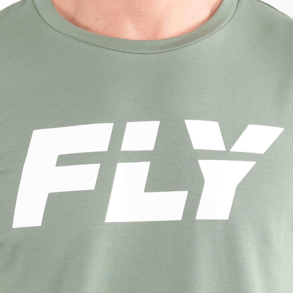 Fly T-Shirt Big Logo, Grün 3