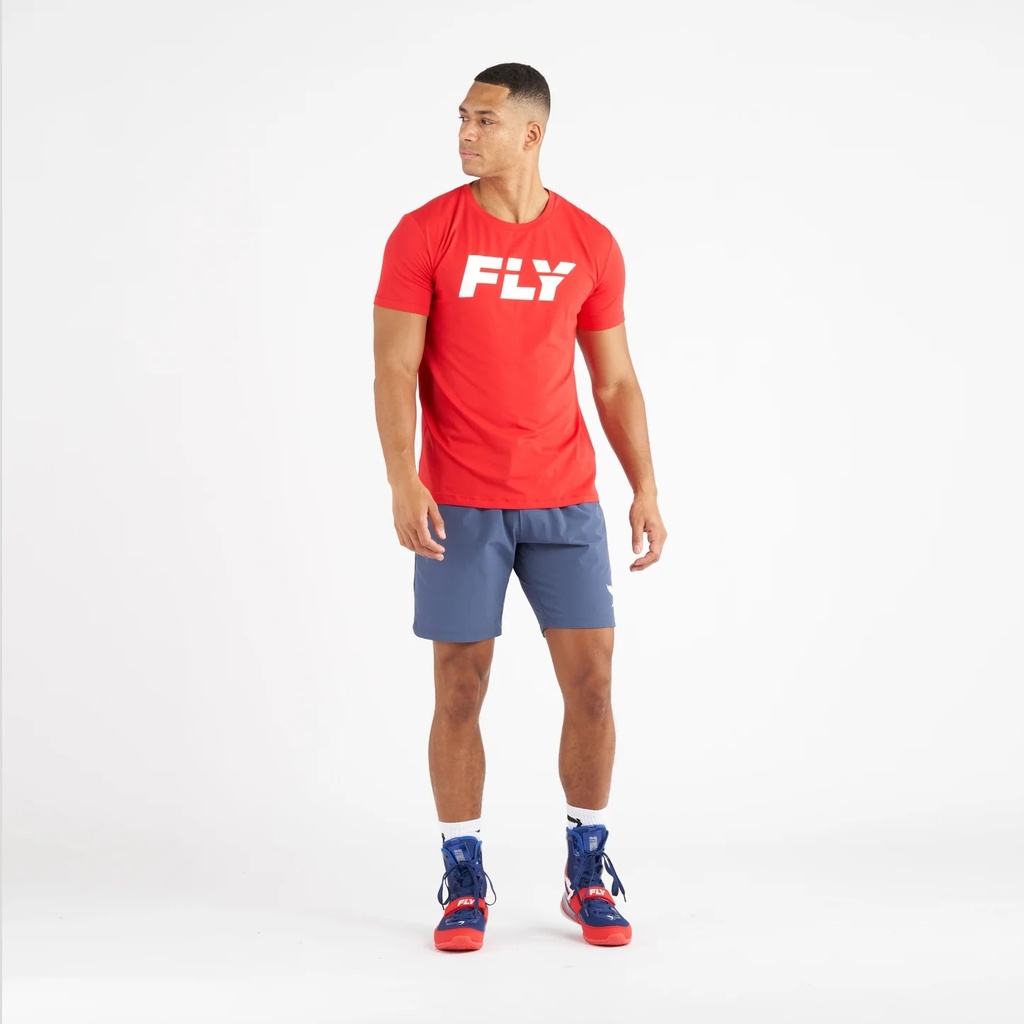 Fly T-Shirt Big Logo, Rot 4