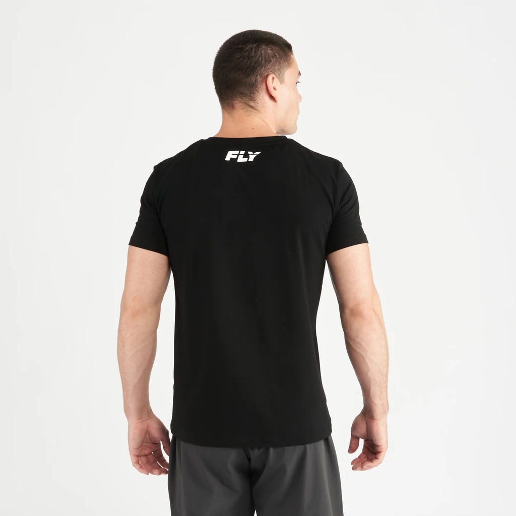 Fly T-Shirt Big Logo, Schwarz 2