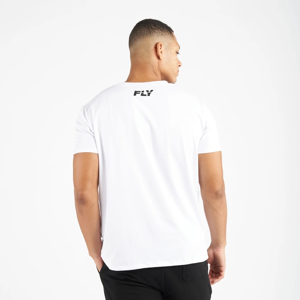 Fly T-Shirt Big Logo, Weiß 2