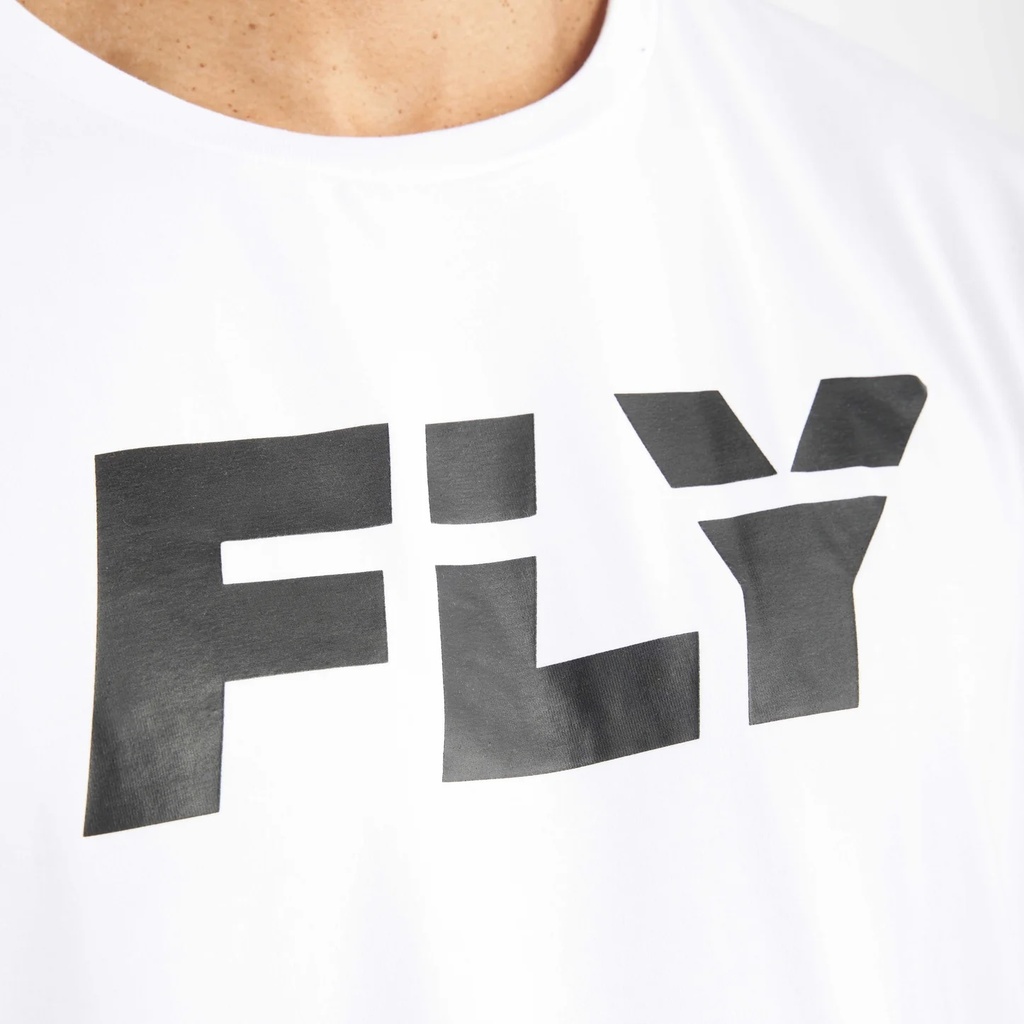 Fly T-Shirt Big Logo, Weiß 4