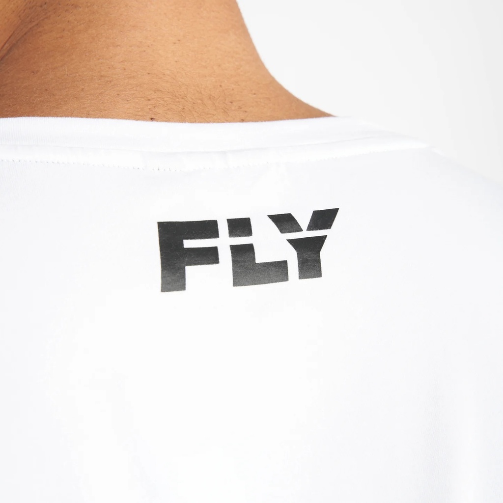 Fly T-Shirt Big Logo, Weiß 5