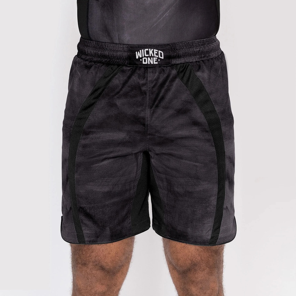 Wicked One Fight Shorts Eager Contest, Schwarz 3