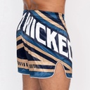 Wicked One Muay Thai Shorts District, Blau-Gold 4