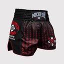 Wicked One Muay Thai Shorts Infinit, Schwarz-Rot 4