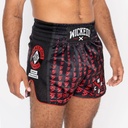 Wicked One Muay Thai Shorts Infinit, Schwarz-Rot