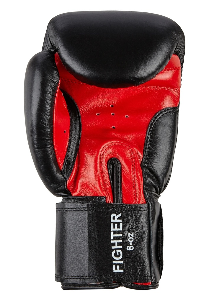 BenLee Boxhandschuhe Fighter Leder, Schwarz-Rot 3