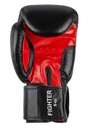 BenLee Boxhandschuhe Fighter Leder, Schwarz-Rot 3