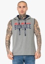 BenLee Hoodie Epperson, Ärmellos, Grau 2