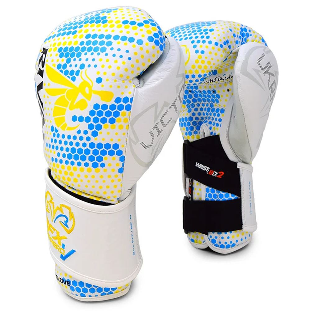 Rival RFX-Guerrero-V Bag Gloves USYK Undisputed Edition, White