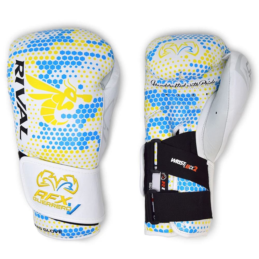 Rival RFX-Guerrero-V Bag Gloves USYK Undisputed Edition, White