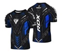 RDX Rash Guard IMMAF, Schwarz-Blau