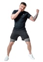 RDX Fight Shorts T15 2-in-1, Schwarz-Grau