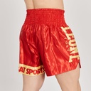 Leone Muay Thai Shorts DNA, Rot 4