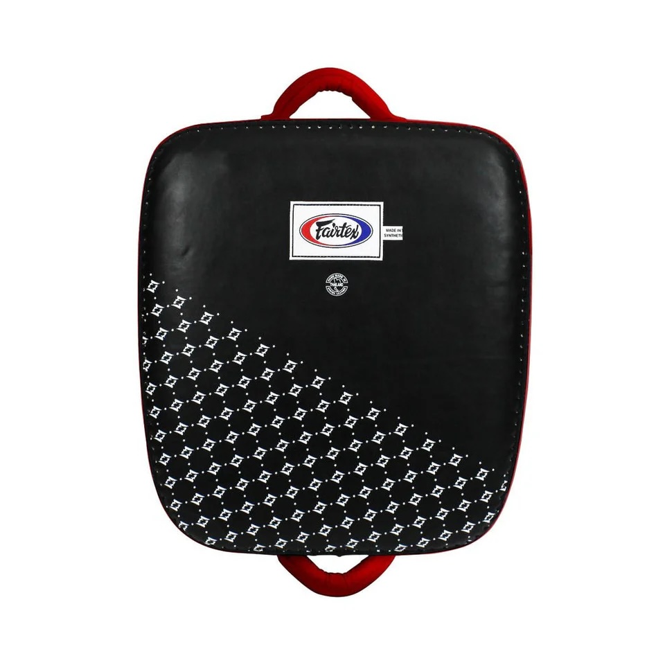 Fairtex Low Kick Schlagpolster LKP1, Schwarz-Rot 2