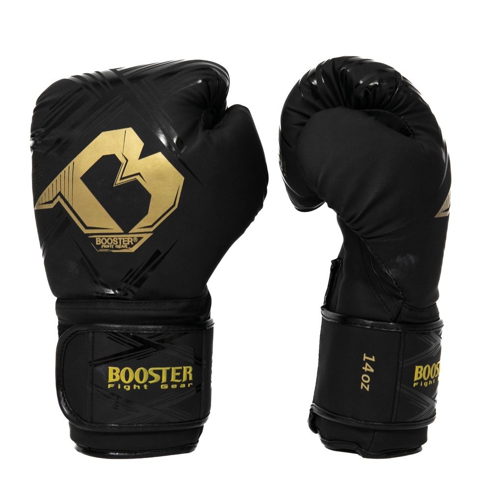 Booster Boxhandschuhe Alpha, Schwarz-Gold 6