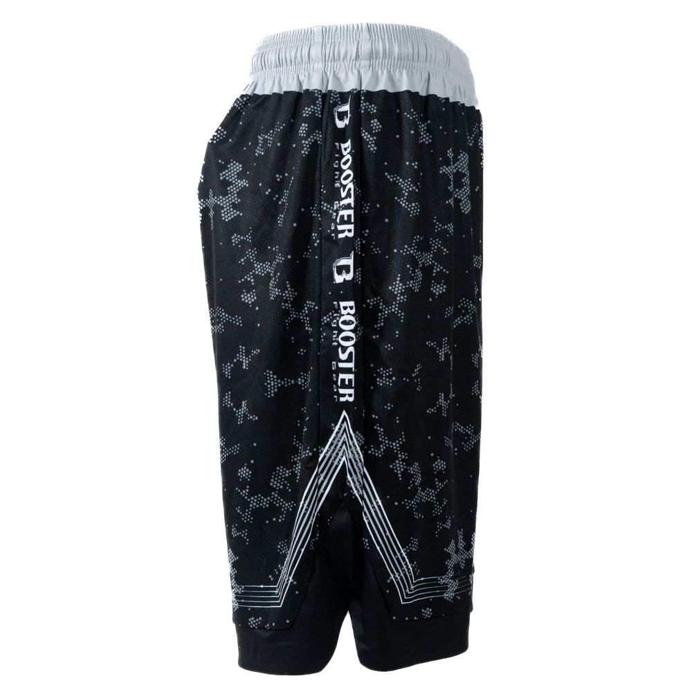 Booster Fight Shorts Urban Long Style, Schwarz-Weiß 4