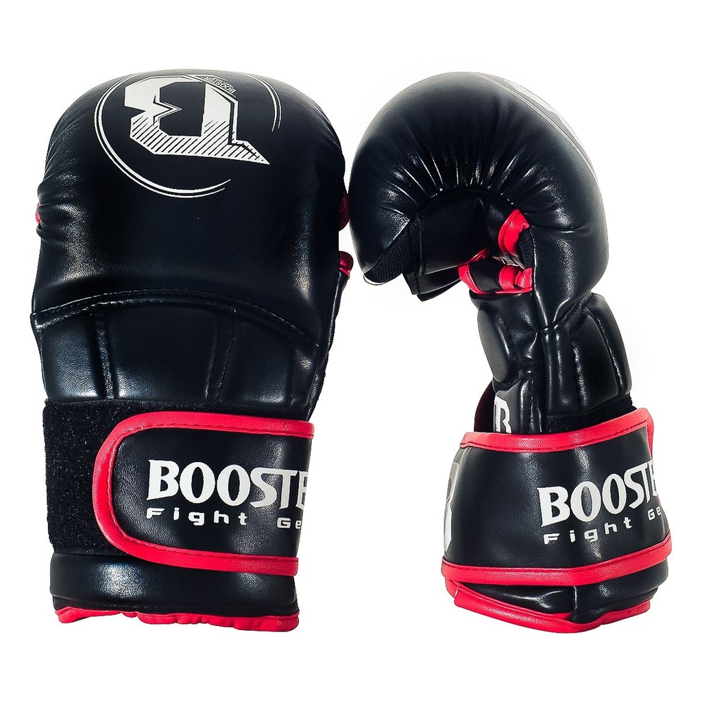 Booster MMA Handschuhe Sparring Pro, Schwarz-Rot 4