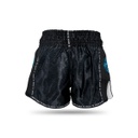 Booster Muay Thai Shorts Slugger Wave, Schwarz-Blau 4