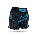 Booster Muay Thai Shorts Slugger Wave, Schwarz-Blau 5