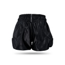 Booster Muay Thai Shorts Thunder, Schwarz-Weiß 4