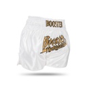 Booster Muay Thai Shorts Thunder, Weiß-Gold 6