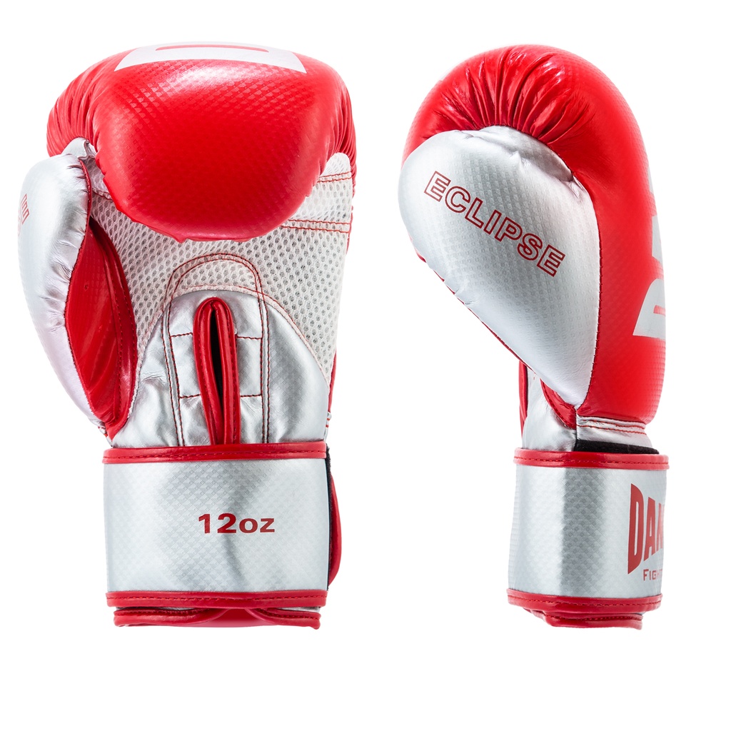 Daniken Boxhandschuhe Eclipse, Rot-Silber