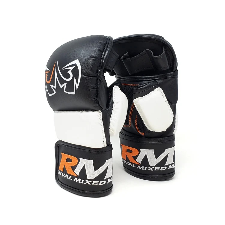 Rival MMA Handschuhe Sparring, Schwarz-Weiß 3