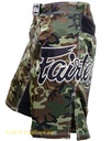 Fairtex Fight Shorts AB7 Nylon Camo, Grün-Braun 3