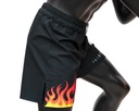 Fairtex Fight Shorts Burn AB12, Schwarz 3