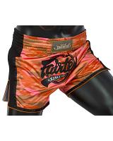 Fairtex Muay Thai Shorts BS1711, Camo-Orange 3