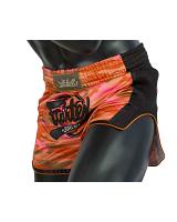 Fairtex Muay Thai Shorts BS1711, Camo-Orange 4