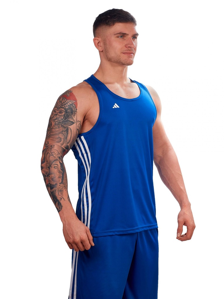 adidas Boxing Tank Top Punch Line, Blau