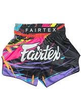 Fairtex Muay Thai Shorts BS1933 World Music, Schwarz 4