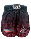 Fairtex Muay Thai Shorts Cresendo Red, Schwarz-Rot 3