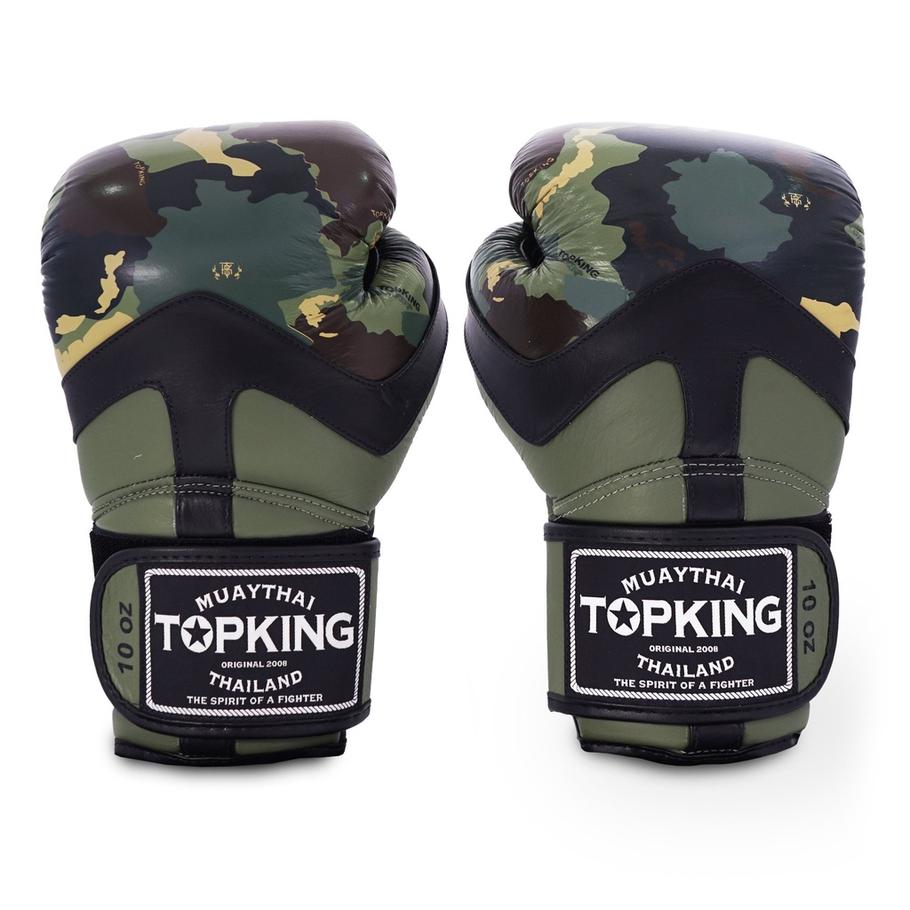 Top King Boxhandschuhe Super Camo, Grün 3