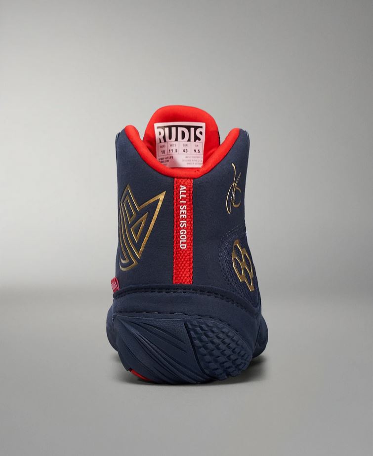 Rudis Ringerschuhe Jordan Burroughs JB1 Navy, Dunkelblau 4