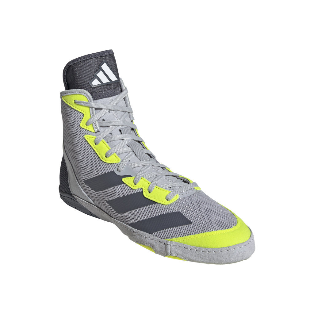 adidas Ringerschuhe Adizero, Grau-Gelb 3