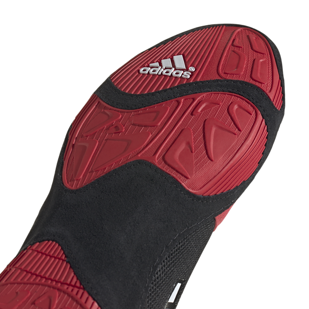 adidas Ringerschuhe Adizero, Schwarz-Rot-Weiß 8