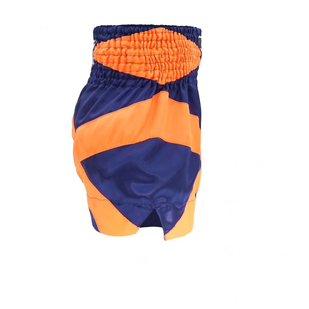 Top King Muay Thai Shorts TKTBS-242, Blau-Orange 3