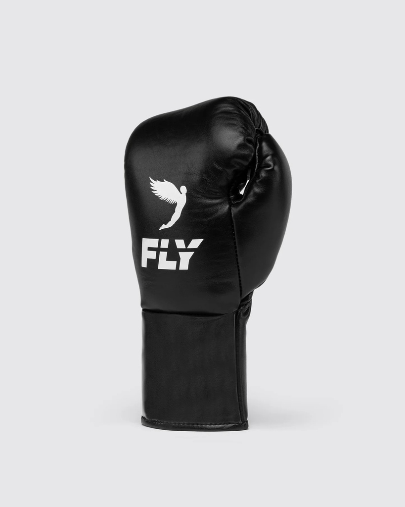 Fly Boxhandschuhe Kyo Pro-Fight mit Schnürung, Schwarz 2