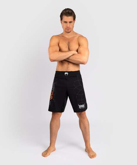 Venum Fight Shorts Gladiator 5.0, Schwarz-Silber 4