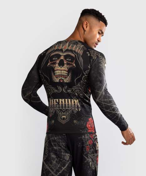 Venum Rash Guard Santa Muerte 5.0, Schwarz 2