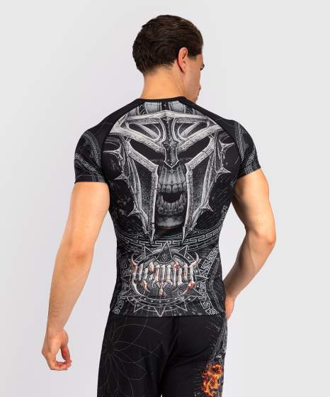 Venum Rash Guard Gladiator 5.0, Schwarz-Silber 3