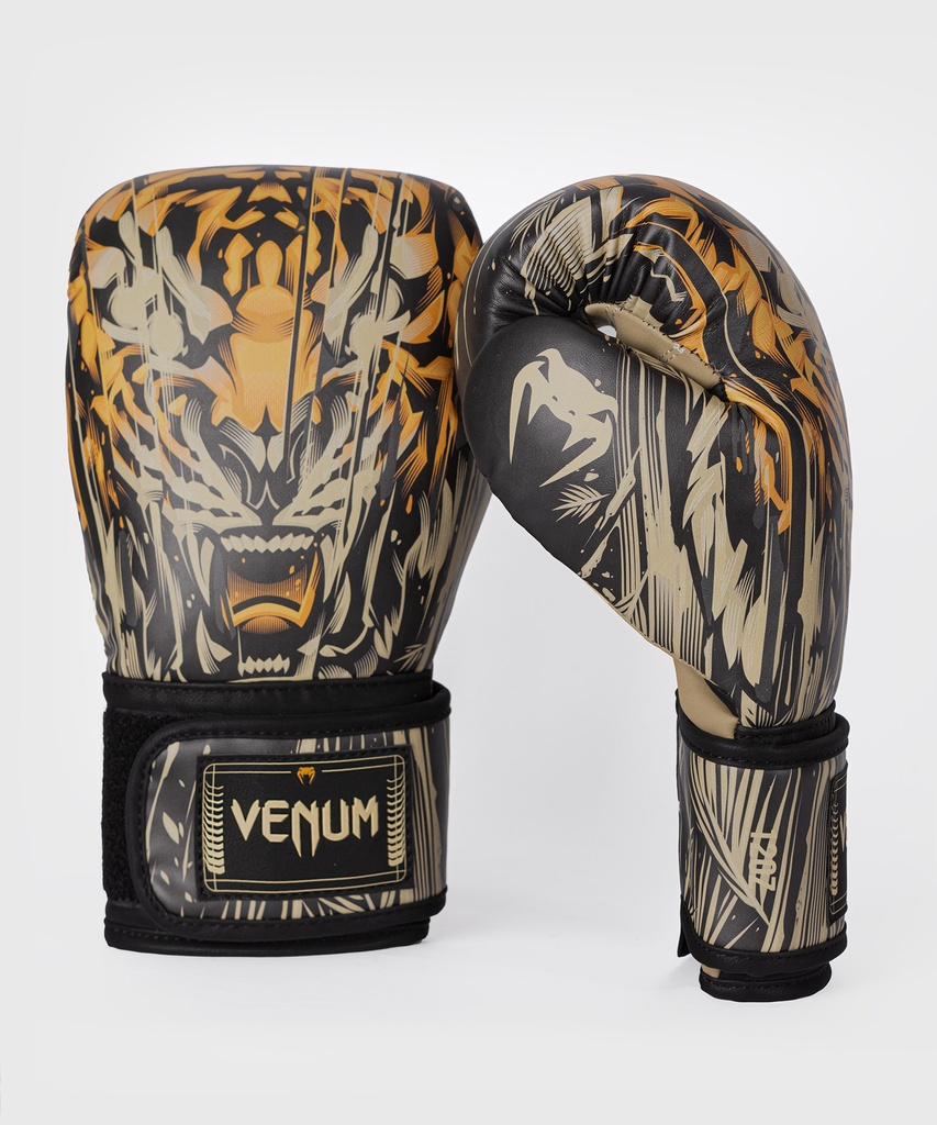 Venum Boxhandschuhe Tiger, Schwarz-Orange 2