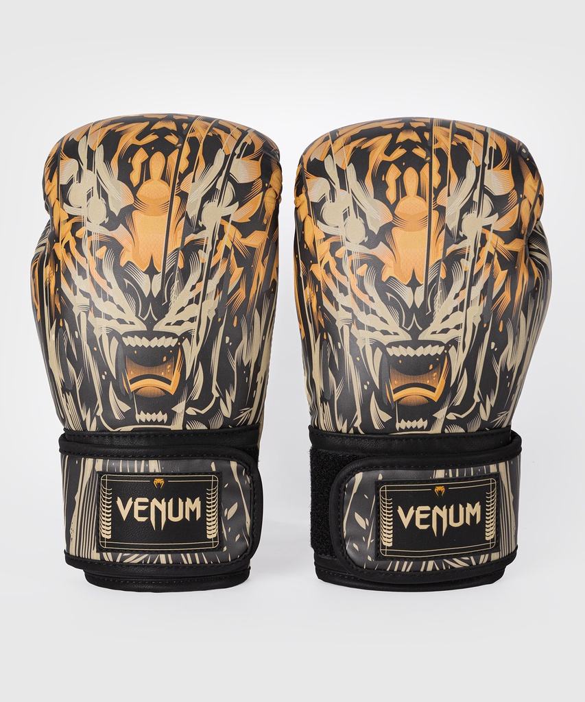 Venum Boxhandschuhe Tiger, Schwarz-Orange 3